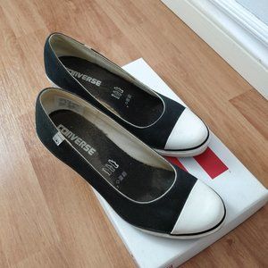 Converse Court Wedge, Black, US 7